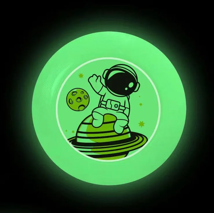 Hot Ultimate Glow In The Dark Frisbee Disc Game Custom Logo Plastic Frisbee Game Disc Toys Flying Ring Disc Led For Competitive
