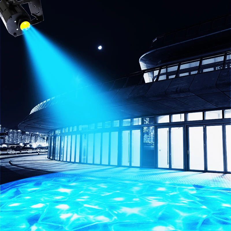 Christmas Outdoor 200w 300watt LED Logo Gobo Ocean Water Wave Ripple Light Gobo Projector light