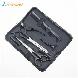 6pcs Classic Barber Scissors Hairdressing Japanese Barber Set Haircut Sets Hair Cutting Shears Professional Clippers for Sale