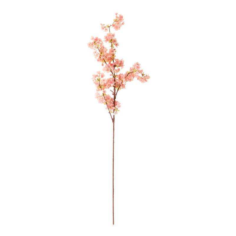 Small White Real Touch Artificial Cherry Blossom Outdoor Tree Flower Branches For Wedding