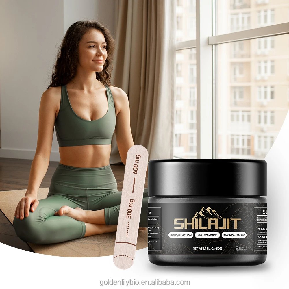 Pure Organic Shilajit Resin Energy & Immune Support Customizable Ultra-strength Shilajit with Fulvic Acid And 85+