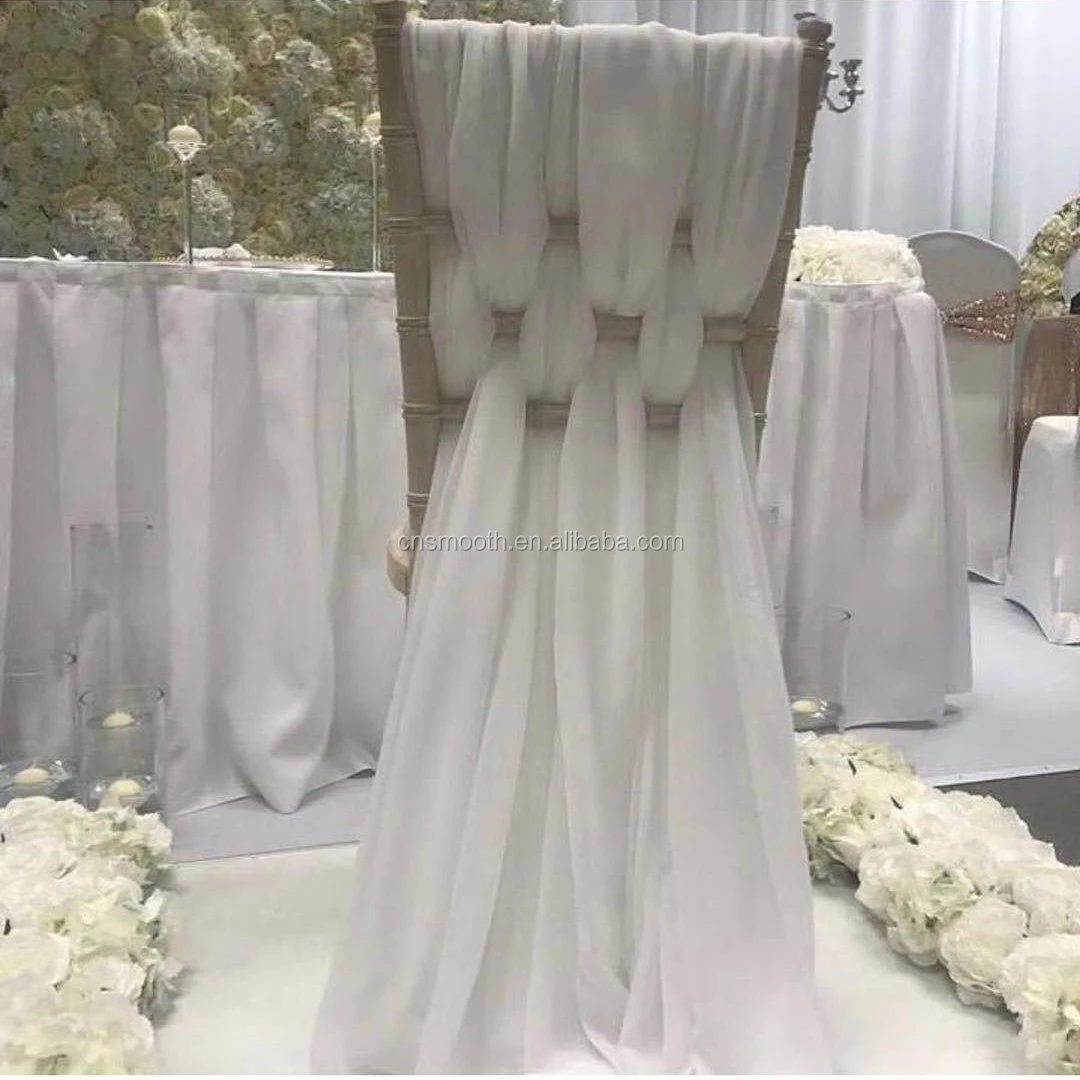 Высококачественный шифоновый стул Chiavari с поясом для