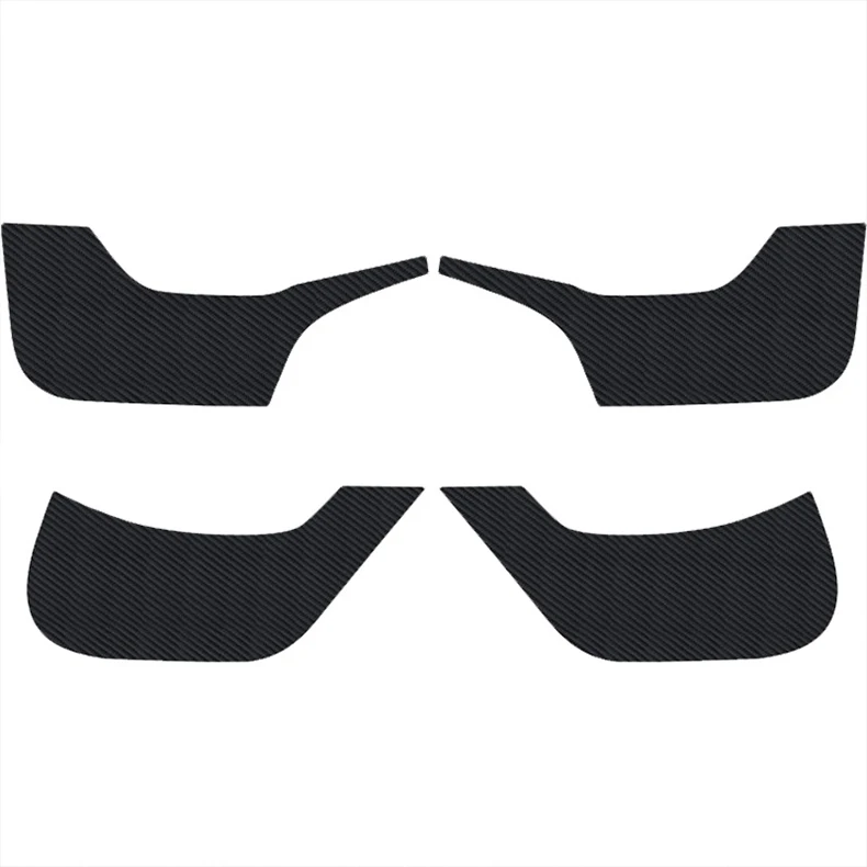 Retrofit the Interior With Tesla Door Anti-kick Pad with Door Panel Model3/Y Carbon Fiber Anti-wear Cover