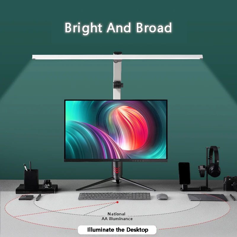 2023 Dimmable Office Workbench Elegance Living Creative Lights Room Dining Night Stand Quran Table Desk Lamp for Hotel