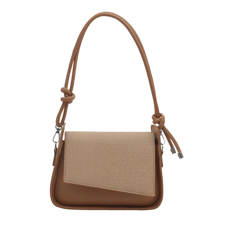 2024 new niche fashion large capacity single shoulder crossbody bag for women, Korean version retro armpit bag