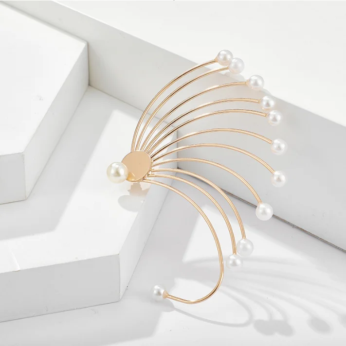 
XUNBEI 2021 new free fashion korean jewelry pearl drop earrings for women 