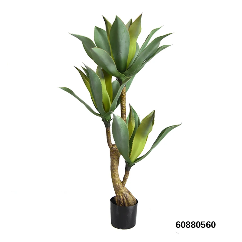 Fuyuan best selling Artificial tree greenery plant plastic Agave Americana bonsai for decoration