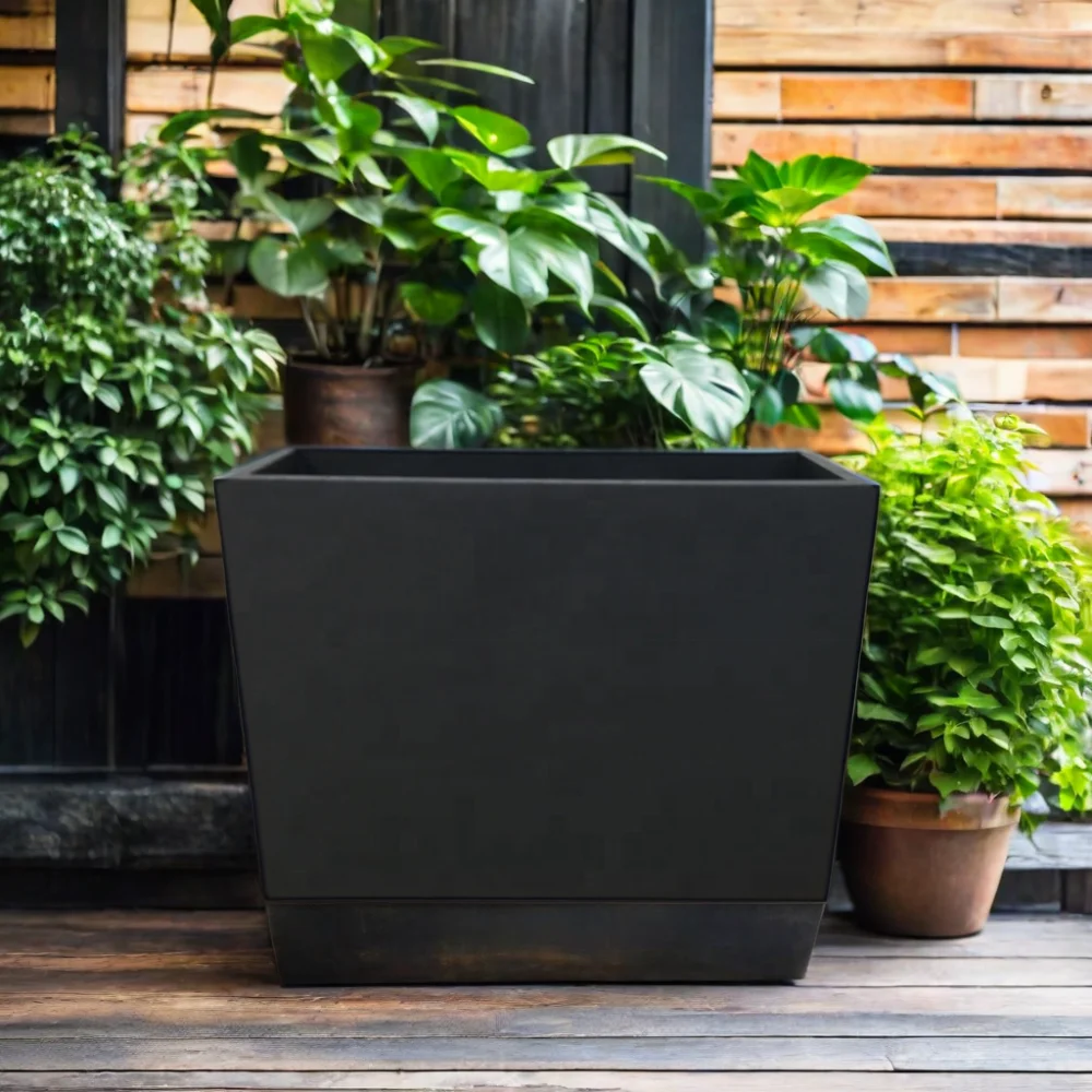 Planters Steel Outdoor Box Corten Steel Cube Planter