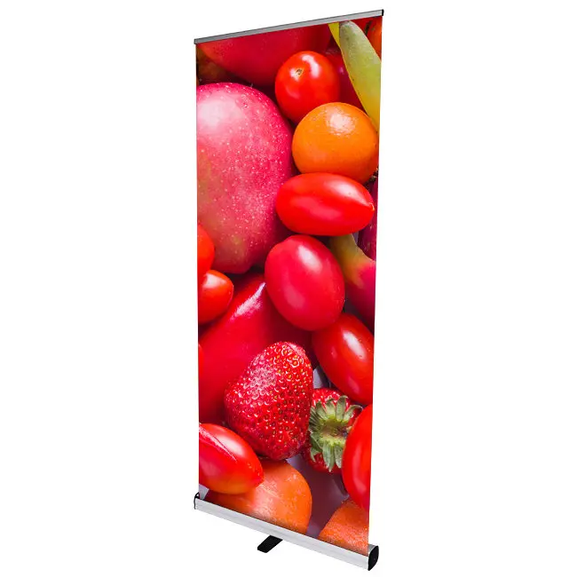 Trade show advertising roll up banner stand pull up banner stand floor standing Retractable Banner For Advertising