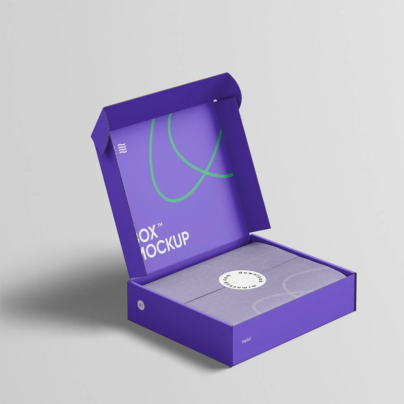 Custom recycled Eco Friendly shipping box logo printed luxury Shipping Mailer box corrugated cardboard boxes for shipping