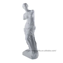 Modern New Roman High Quality Polyresin Greek Venus De Milo God Desktop Marble Mythology Lady Sculpture Statue
