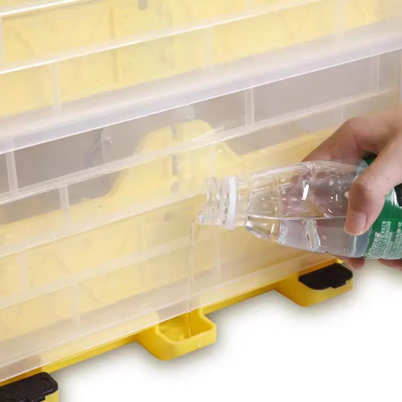 Household Small Incubator Chicken Duck Goose Quail Rutin Chicken Incubator Carton Yellow 1 Set Egg Machine Chicken Poultry Farm