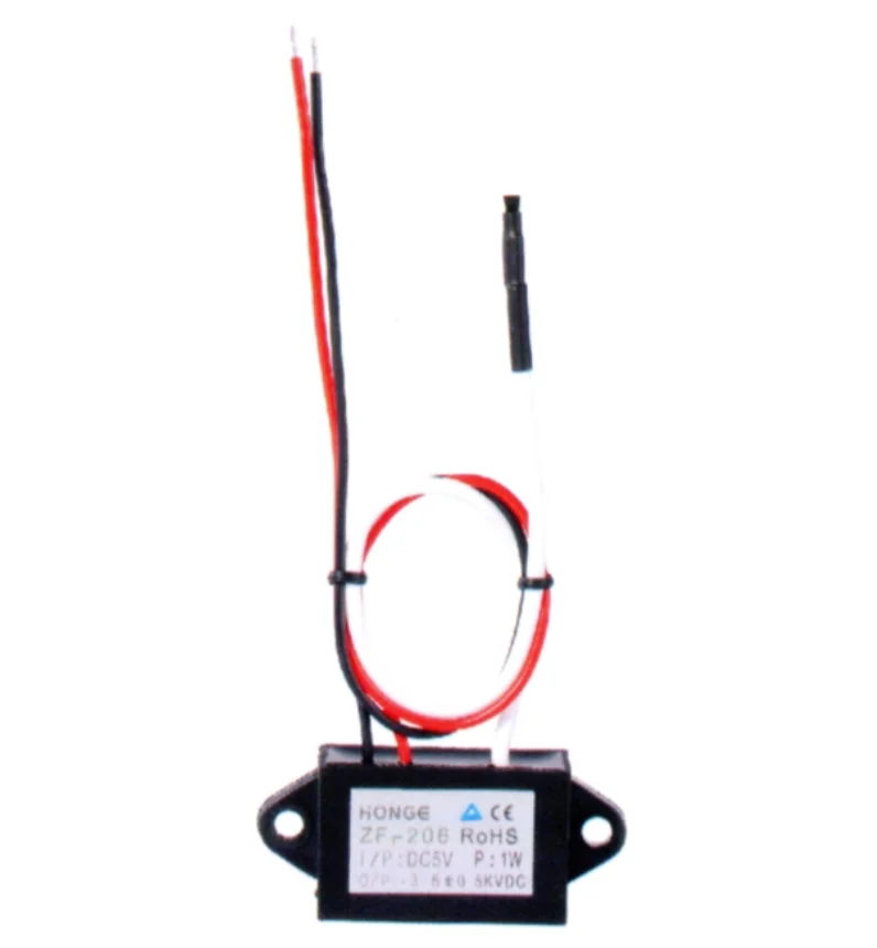 
 Небольшой черный генератор высокого напряжения 12 В генератор анионов 5 в постоянного тока генератор отрицательных ионов  