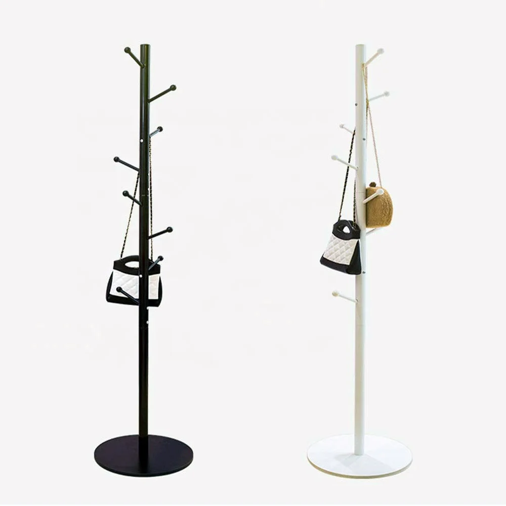 Металлическая 6 крючков, устойчивая круглая Базовая полка для пальто, шляп, сумок, пальто, стойка для пальто