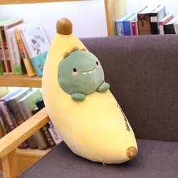 HQ Wholesale Custom Plush Banana Super Soft 23.6' Stuffed Plush Toy Washable Kawaii Plush Pillow Toy for Birthday Gift