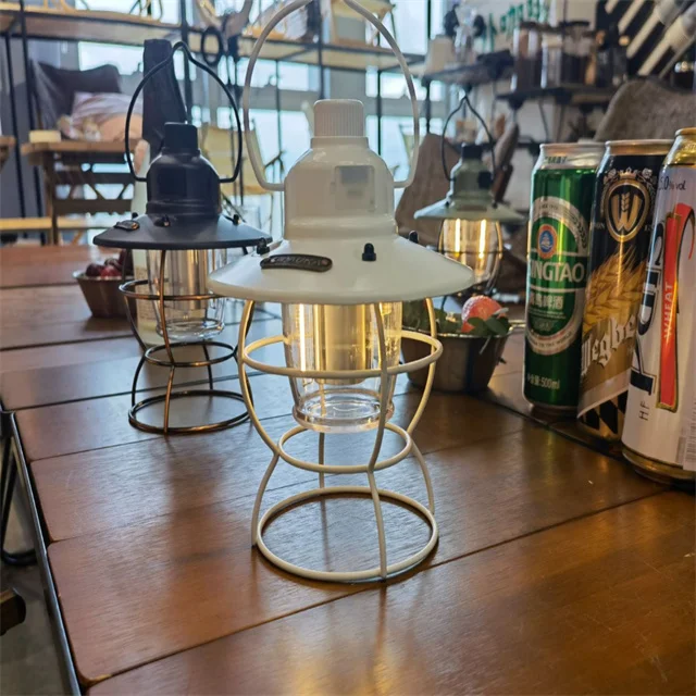 Wholesale Electrodeless Dimmable Tube Waterproof Torch Flash Colourful Magic Hanging Retro Lights Outdoor Table Light