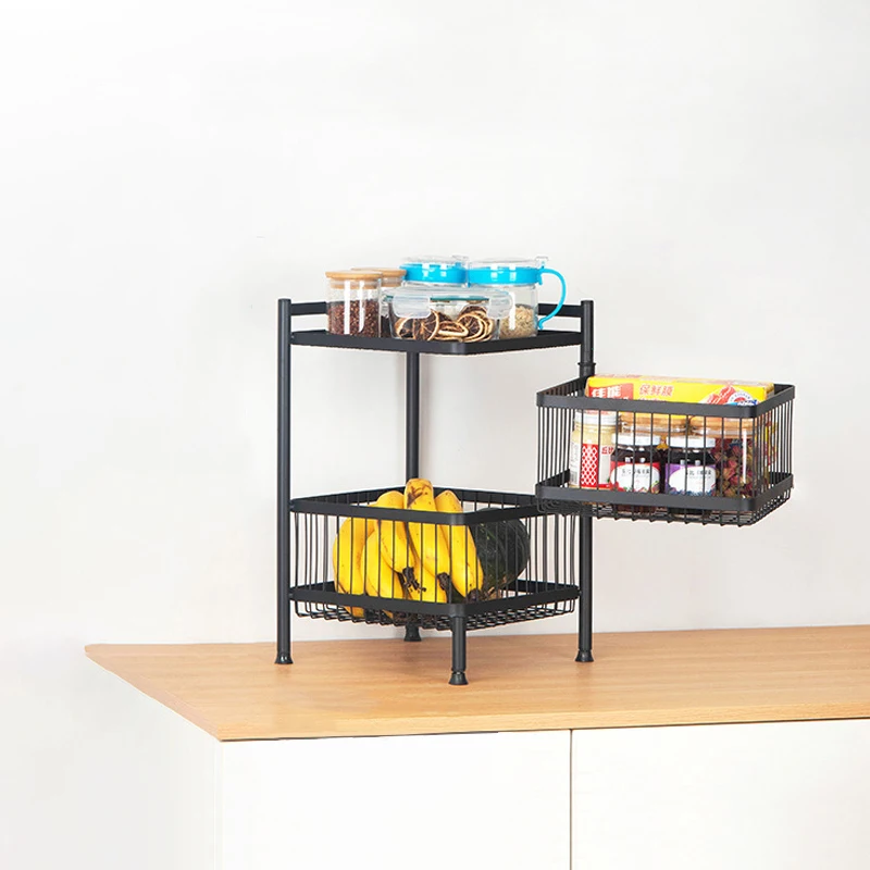 Original Factory Newest Kitchen Bathroom Storage Trolley Narrow Kitchen Folding Hand Trolley Cart