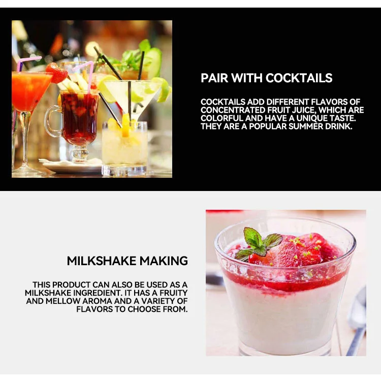 Hot sale 1.9L concentrated orange juice pearl milk tea ingredients flavored juice drink