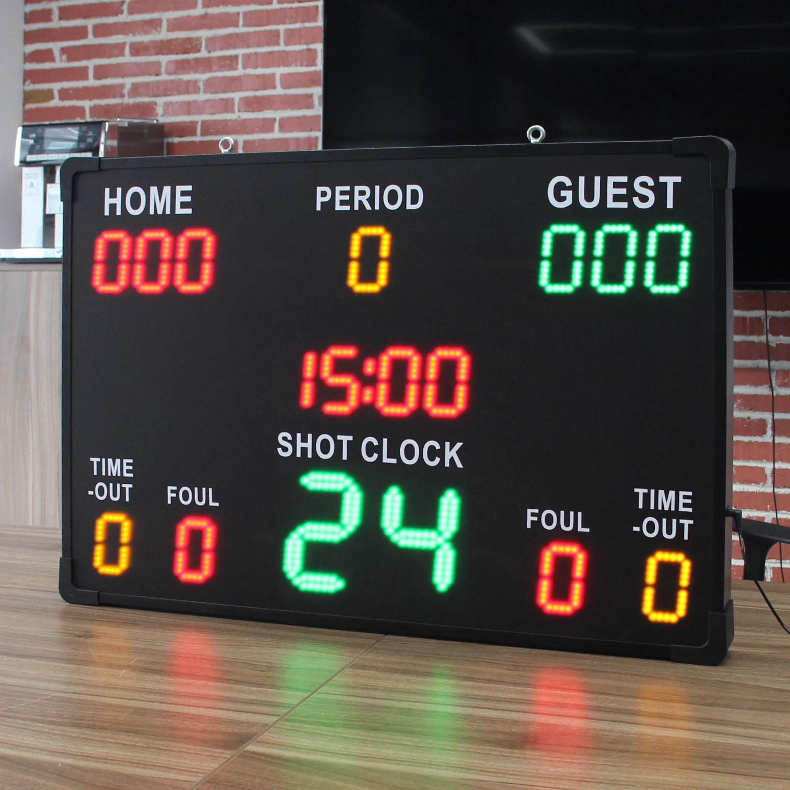 CHEETIE CP043 Indoor Use Remote Control LED Digital Sport Electronic Scoreboard With Game Clock