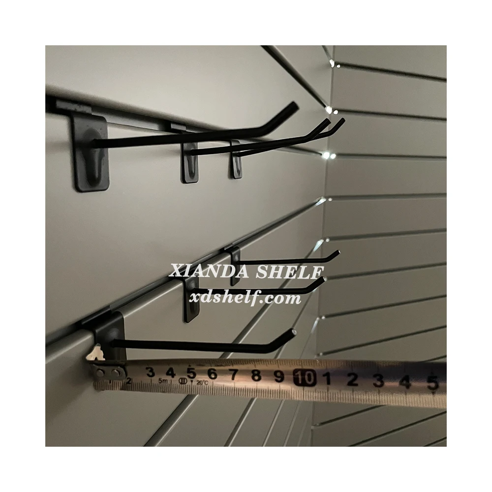 Hot Sell Chrome Plating Double Wire Slatwall Display Hook