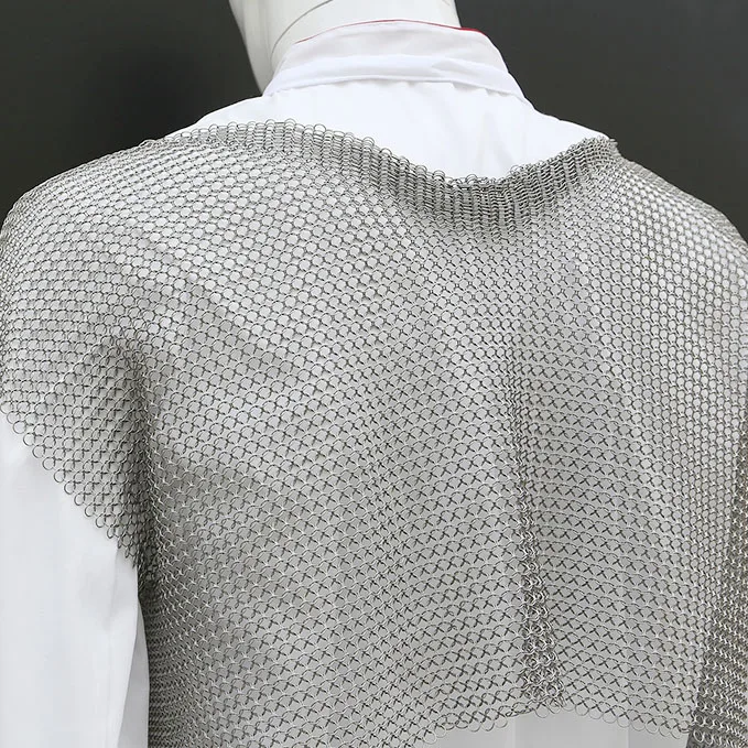 High grade Anti-cut Metal Body Armor Stainless Steel Ring Mesh Chainmail cloth apron for Protecting body
