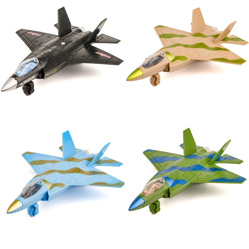 inertial toy aircraft combat plane toys baby car with music light educational toys for kids