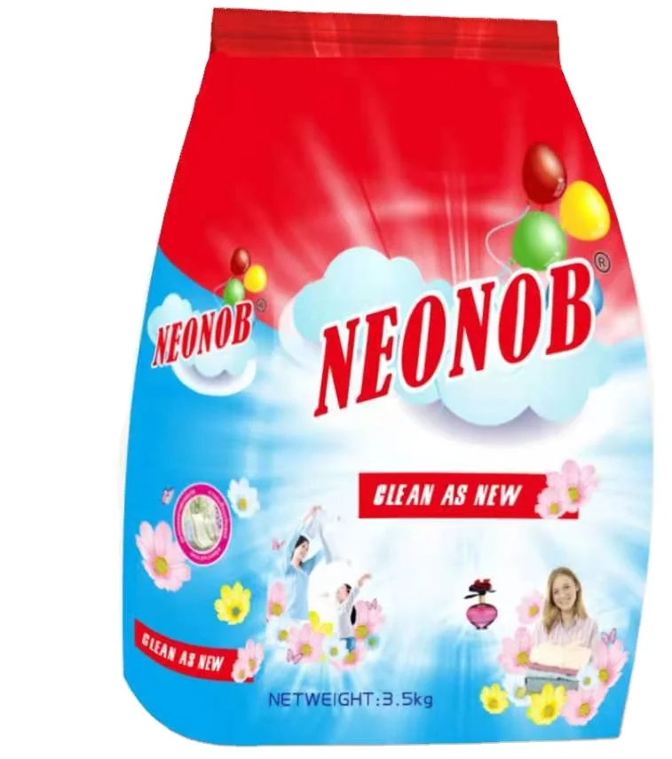 Quality detergent Cheap and fine Lemon scent domestic bulk detergent powder washing powder