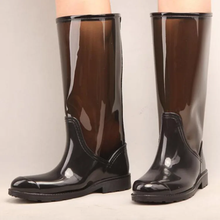 Обувь для дождя женская модная одежда взрослые женские высокие сапоги Женская Водная обувь