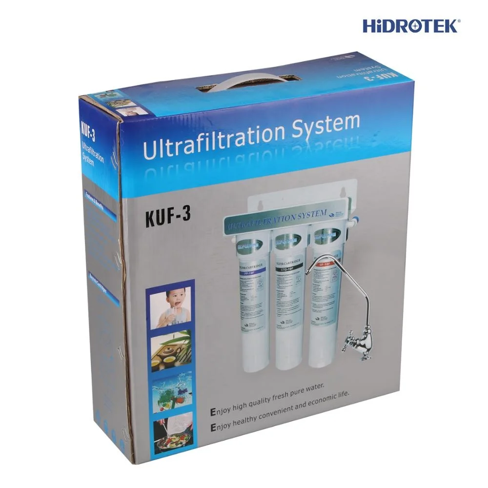Triple  Drinking Mini Home Water Filtration system with Carbon Filter
