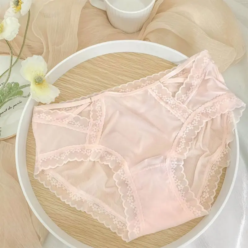 Pure desire women Panties summer thin style sexy lace quick dry comfortable women panties