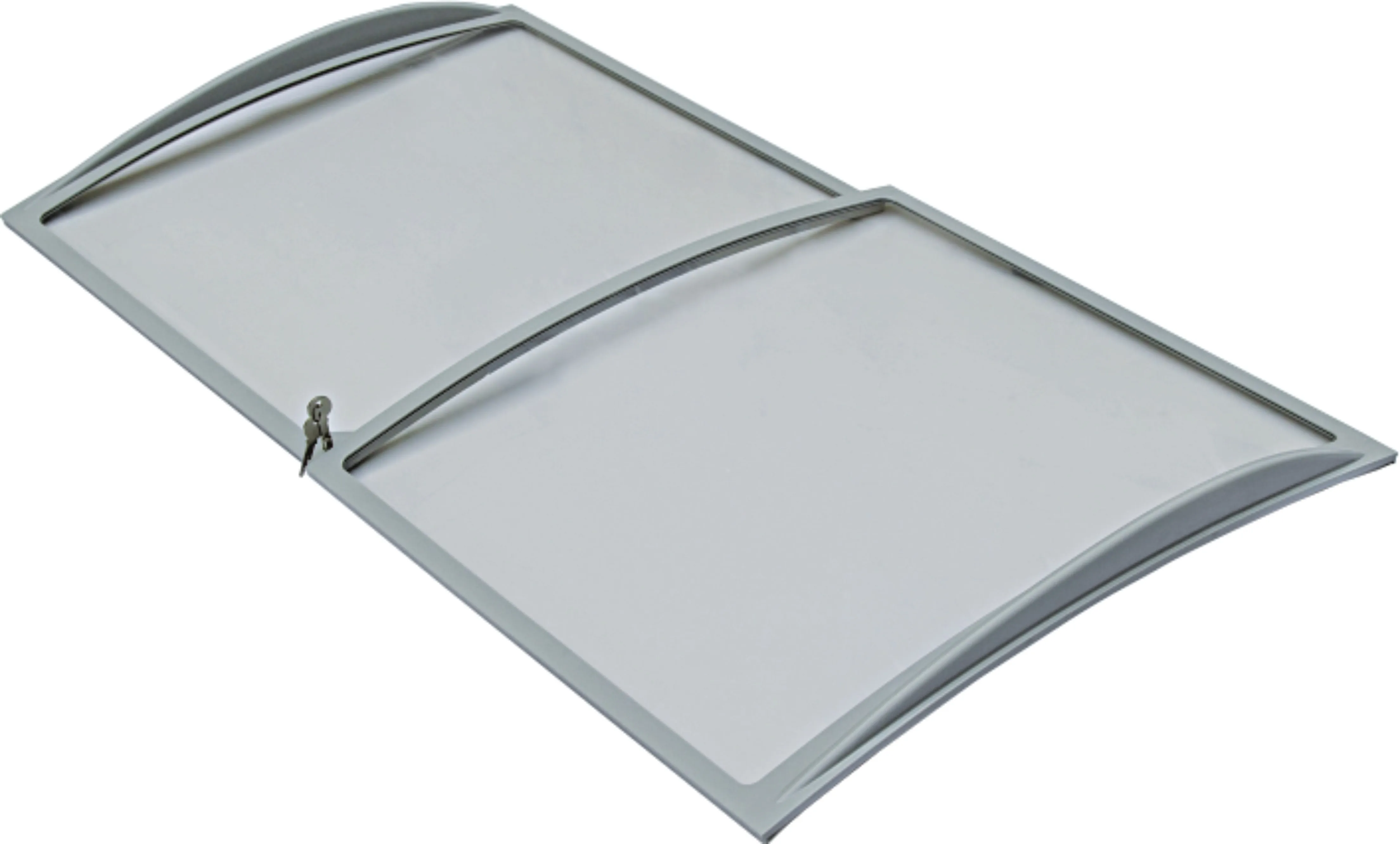 
abs whole injection glass door with assembled out frame 