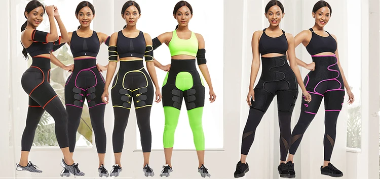 2019 New Design Custom Logo Latex-Free Neoprene workout thigh shaper booty sculptor thigh shaper