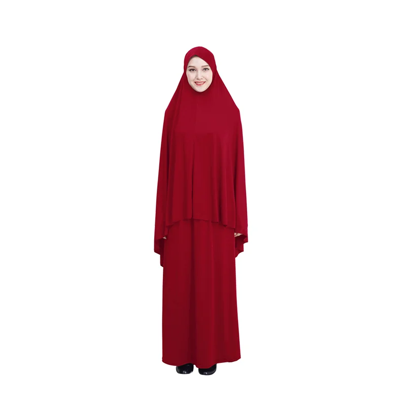 Hot sale fashion hijab dress malaysia saudi clothing abaya muslim dress with hijab