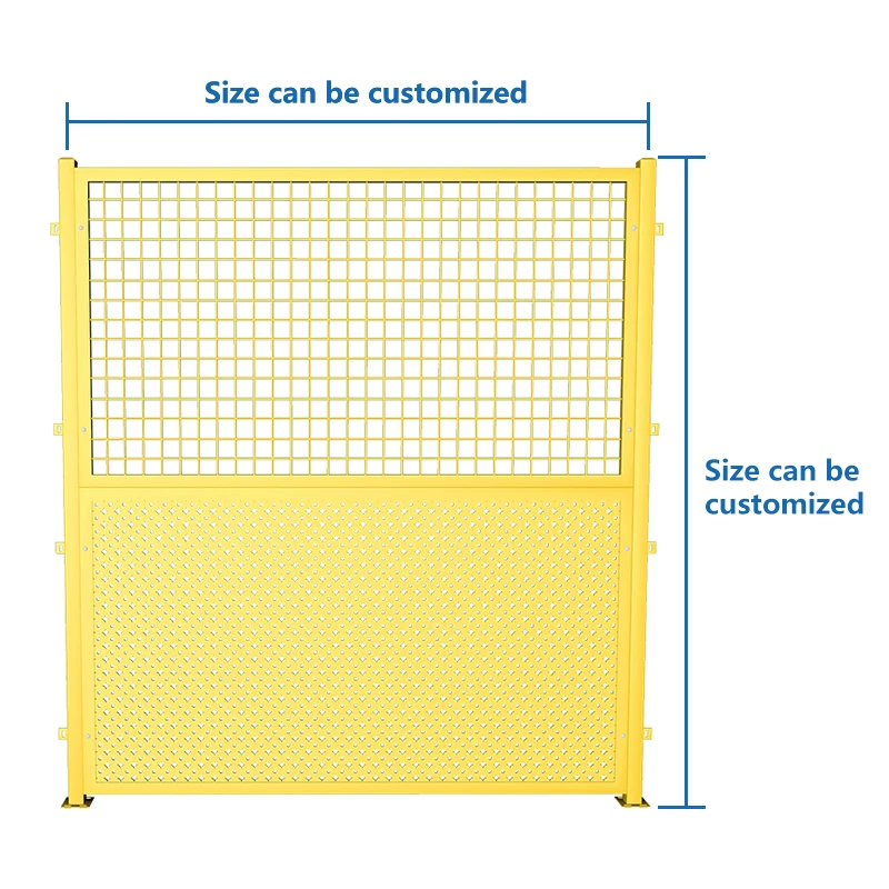 Wholesale sale workshop isolation net warehouse equipment punching plate fence  moved perforated metal mesh fencing