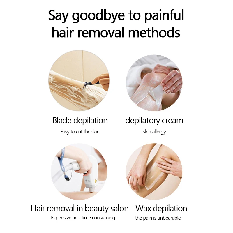 Мягкая и безболезненная моющаяся Волшебная Машинка для удаления волос с
