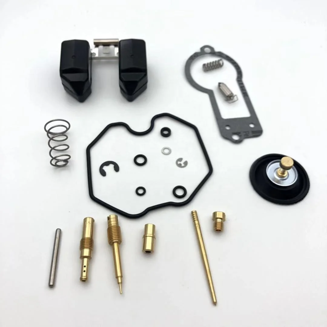 Motorcycle Carburetor repair kit with spare jets sets Carb Parts Main Pilot Jets Gasket Diaphragm Vacuum for HONDA XL500