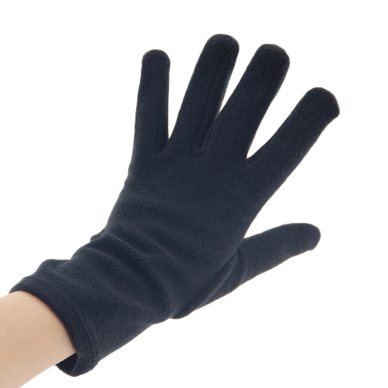 Зимние ветрозащитные теплые Полярные перчатки flleece для женщин, флисовые перчатки