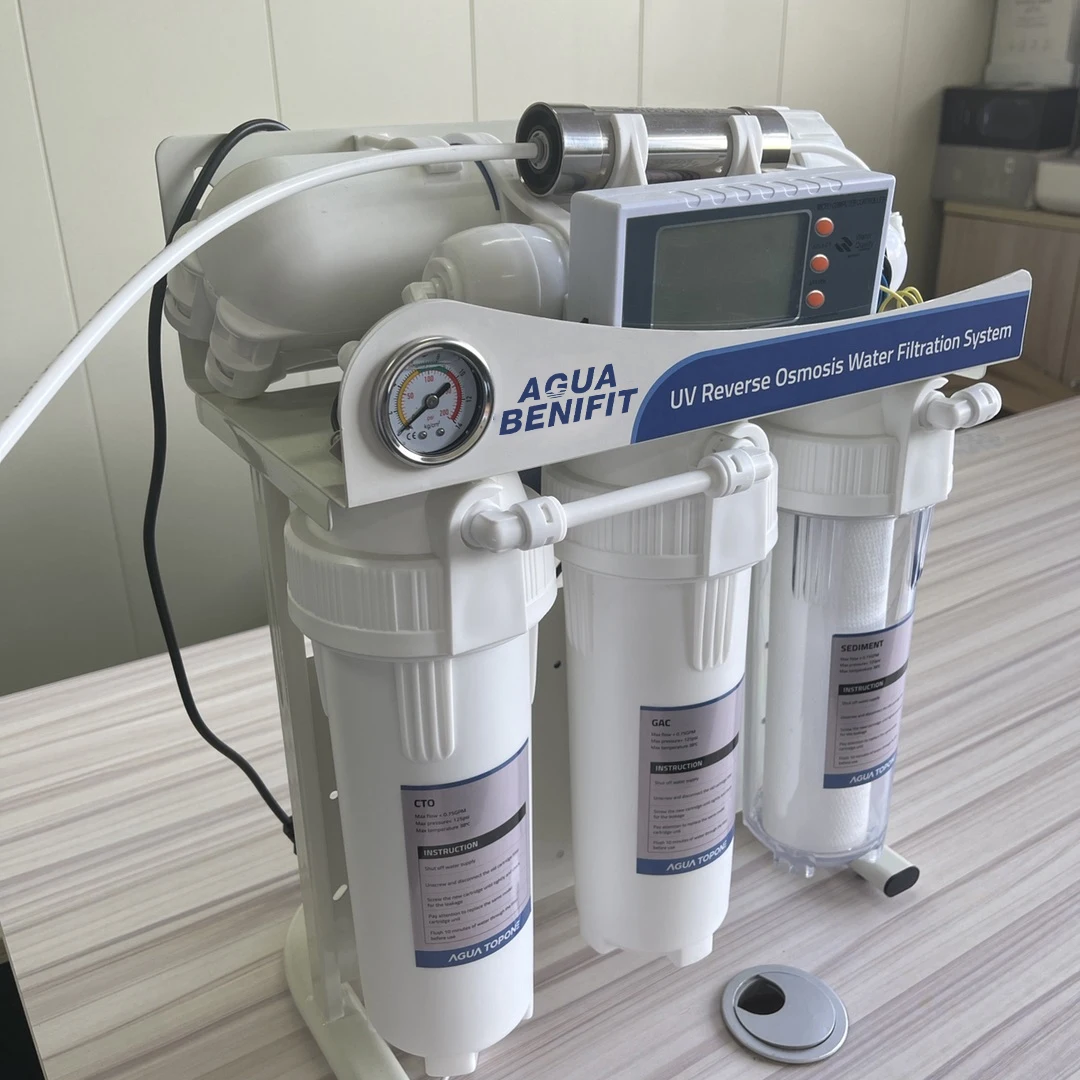 AGUA BENIFIT Drink RO Water System Water Filter with Ultraviolet Sterilizer UV Lamp
