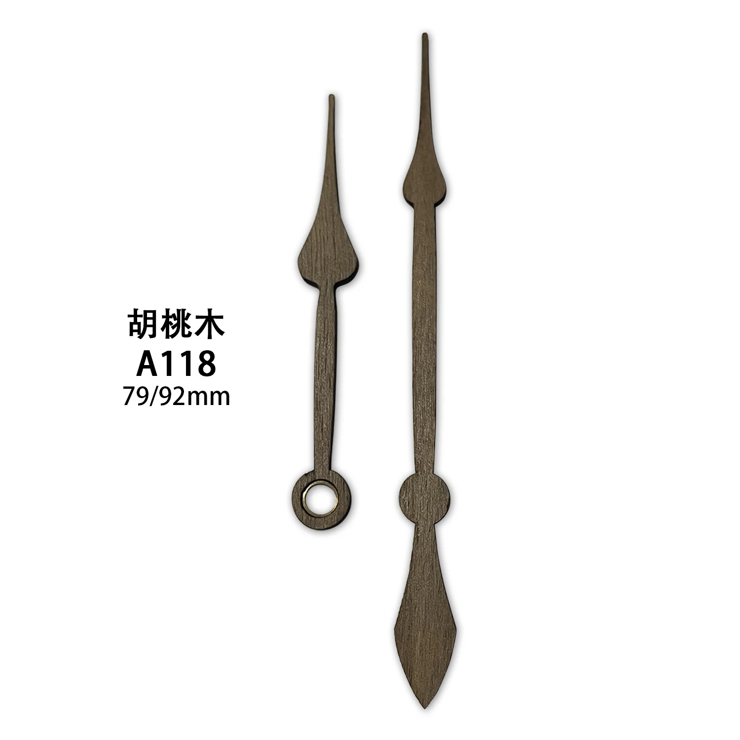 Customized Wood Clock Hands Beech/ Black Walnut / Pine / Maple Clock Needles for 5168/6168/5188/2188 Clock Machine