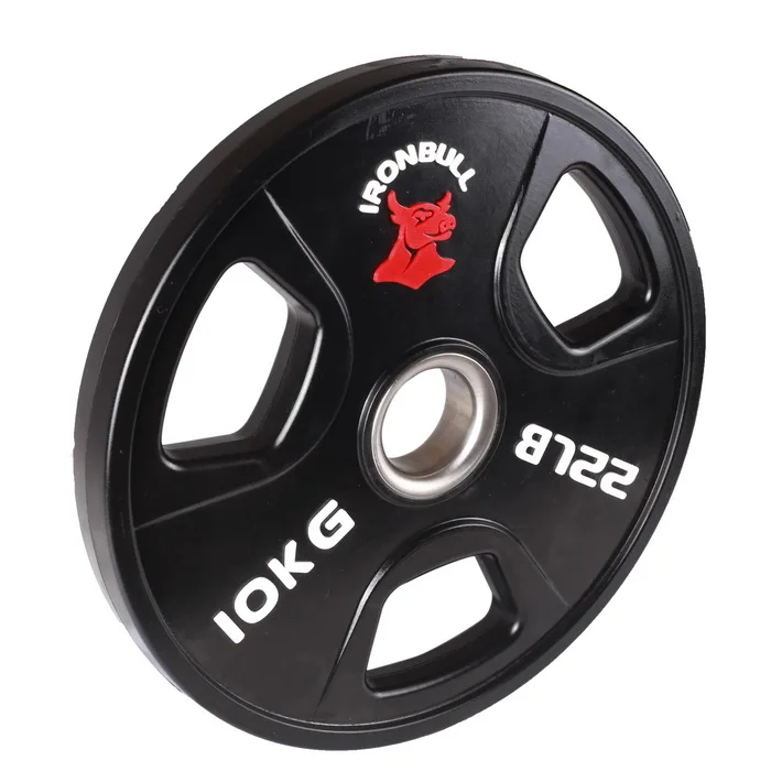 Iron Bull Gym Fitness Equipment Weightlifting Wholesale PU Gym Weight Plates