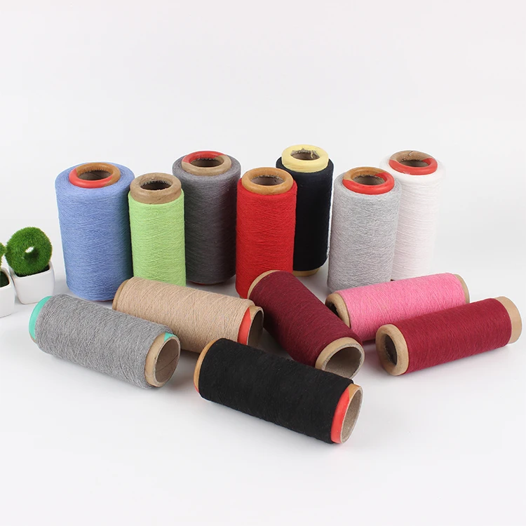 Open End Blended Yarn Weaving PC Yarn Ne20 Yarn For Knitting and Weaving