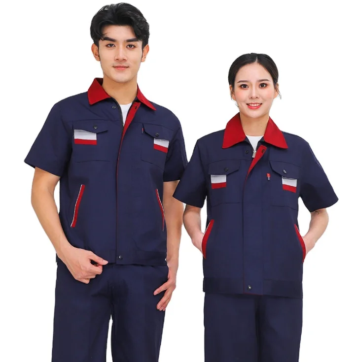 Mens Cotton Casual Industrial Workwear Worker Clothing Welding Work clothes  with logo