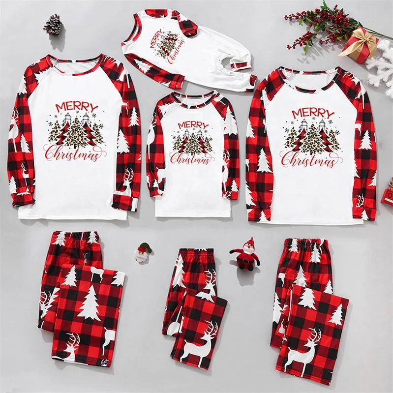 2022 Latest Xmas Halloween Pyjamas Set Christmas Pajamas Family Custom Design Christmas Pajamas