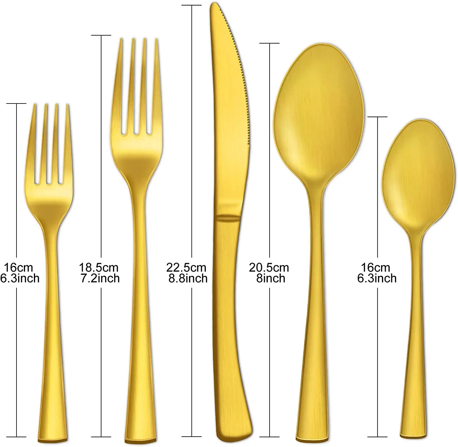 Wholesale Restaurant Hotel Matte Silverware Stainless Steel Gold Plated Wedding Restaurant Cutlery Sets Silverware Flatware Set