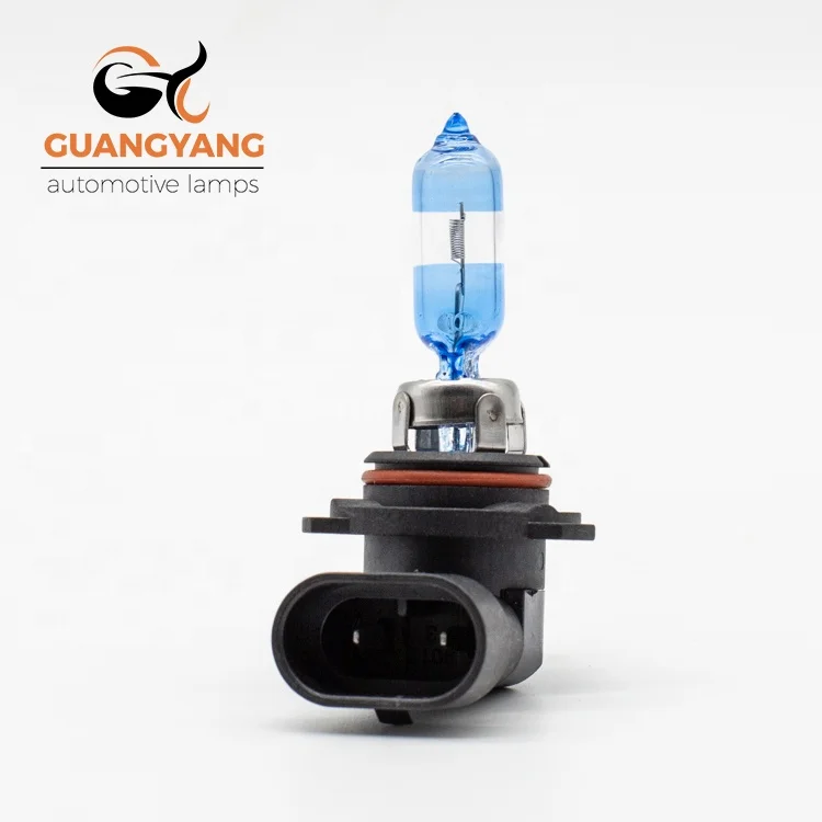 Factory hot sale 9012 12v 55w hir2 blue quartz glass super white car headlight bulb best quality car lamp