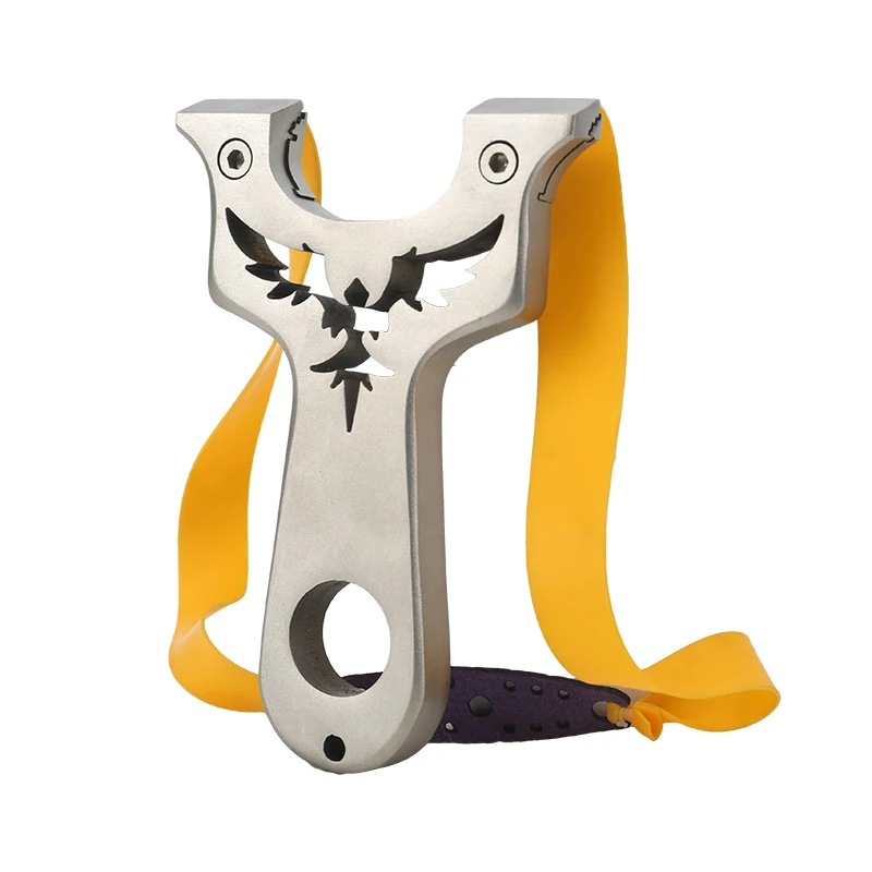 
Hot Sale China Manufacture Quality Rubber Band Outdoor Catapult Professional Slingshot 