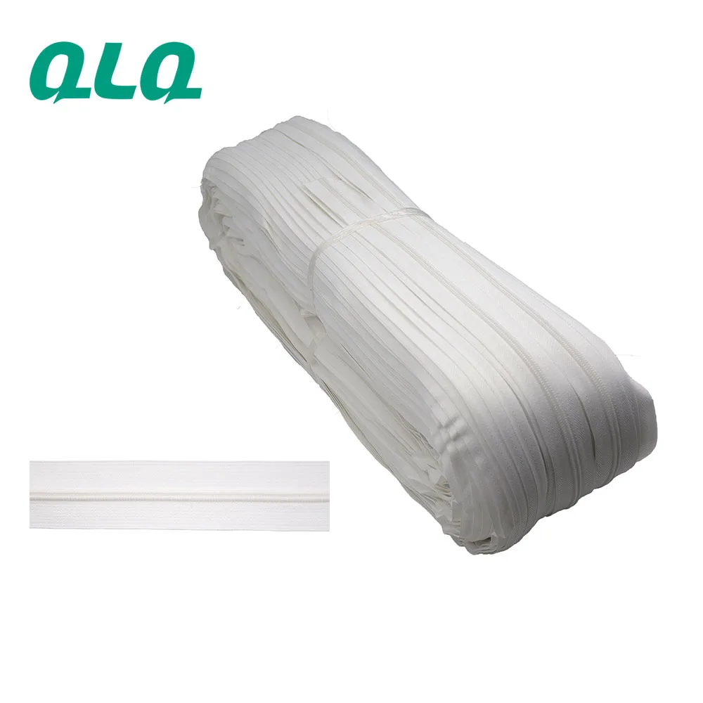 Personalized Design Industrial Customized Plastic Zipper for Clothing Bags Shoes Tents 3#5#8#10# Plastic Long Chain Zippers