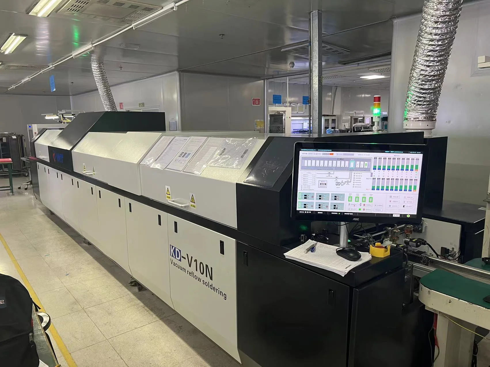 Power Module Device Vacuum Reflow Oven KD-V10N China Factory Vacuum Soldering Oven
