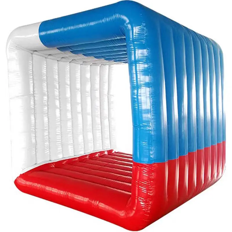 Funny Outdoor Team Building Inflatable Walking Cube Roller Cube Flip Inflatable Game for Adults and Children