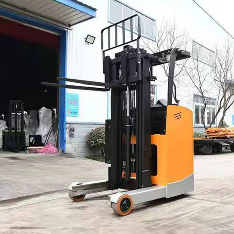 lifting semi electric stackers pallet stacker walking type electric stacking truck forklift